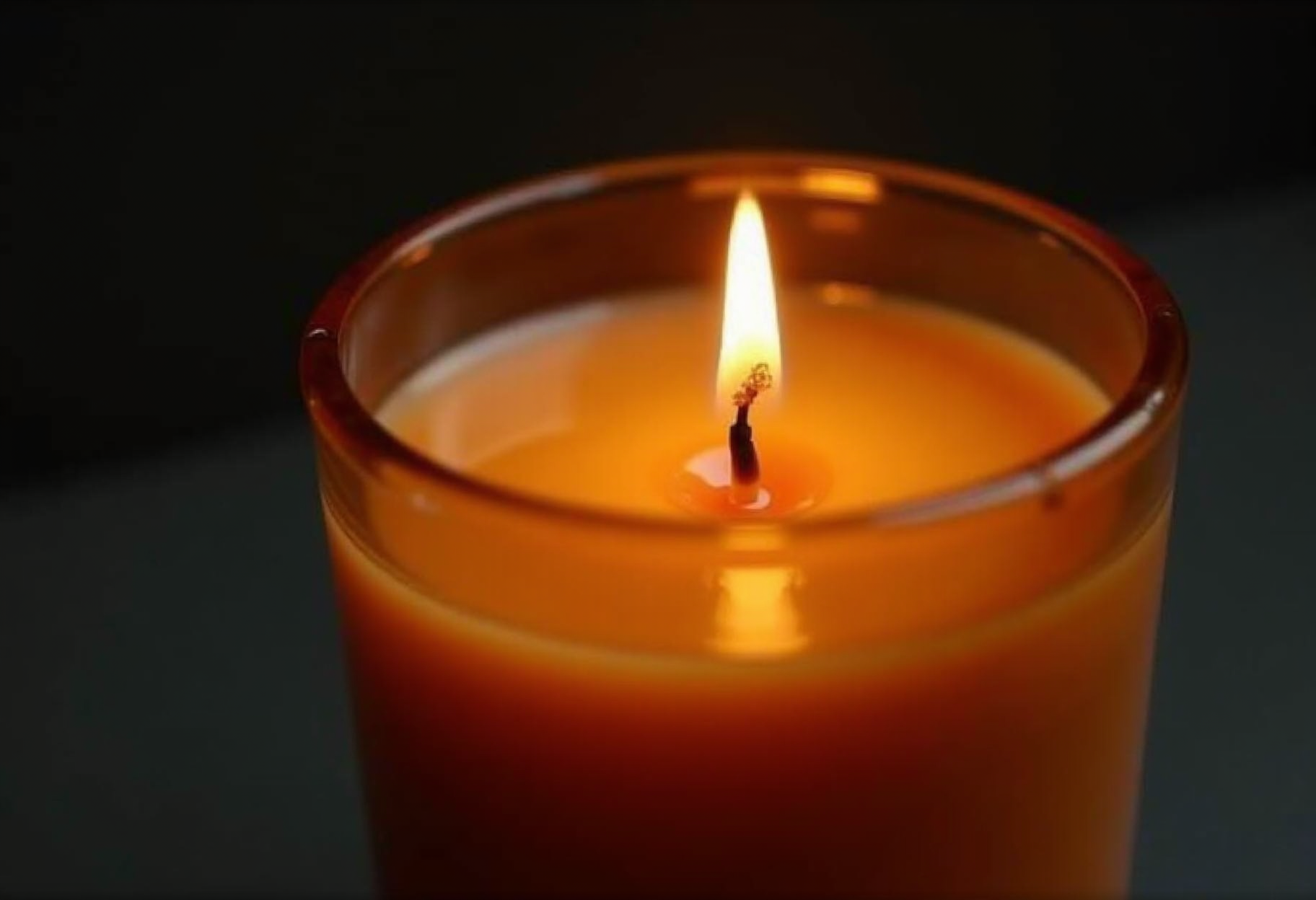 Amber glass tumbler